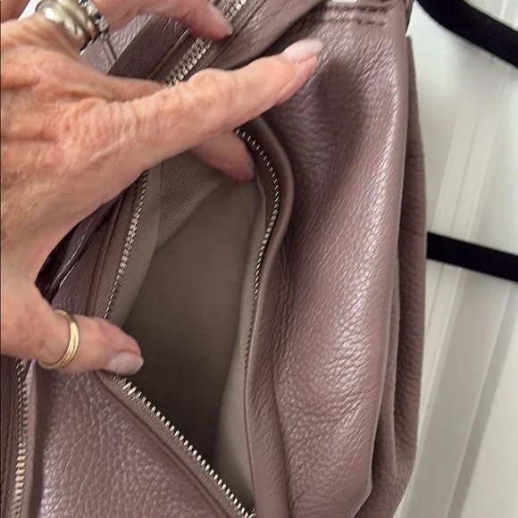 Valentina Dusty Rose Leather Backpack - Picture 5 of 9